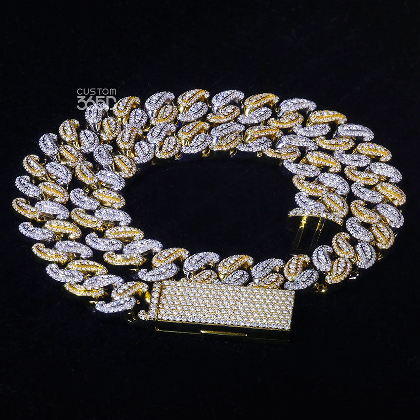 CUSTOM PAISLEY CUBAN CHAIN