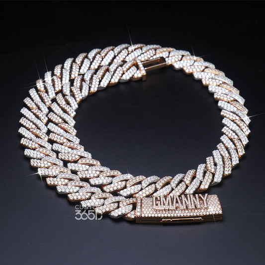 CUSTOM PRONG CUBAN CHAIN