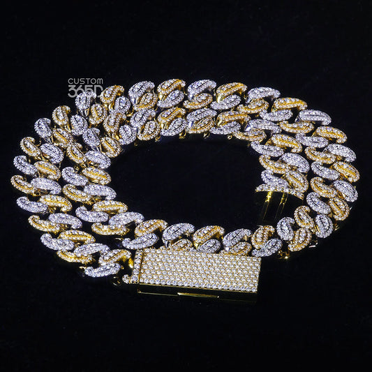 CUSTOM PAISLEY CUBAN CHAIN