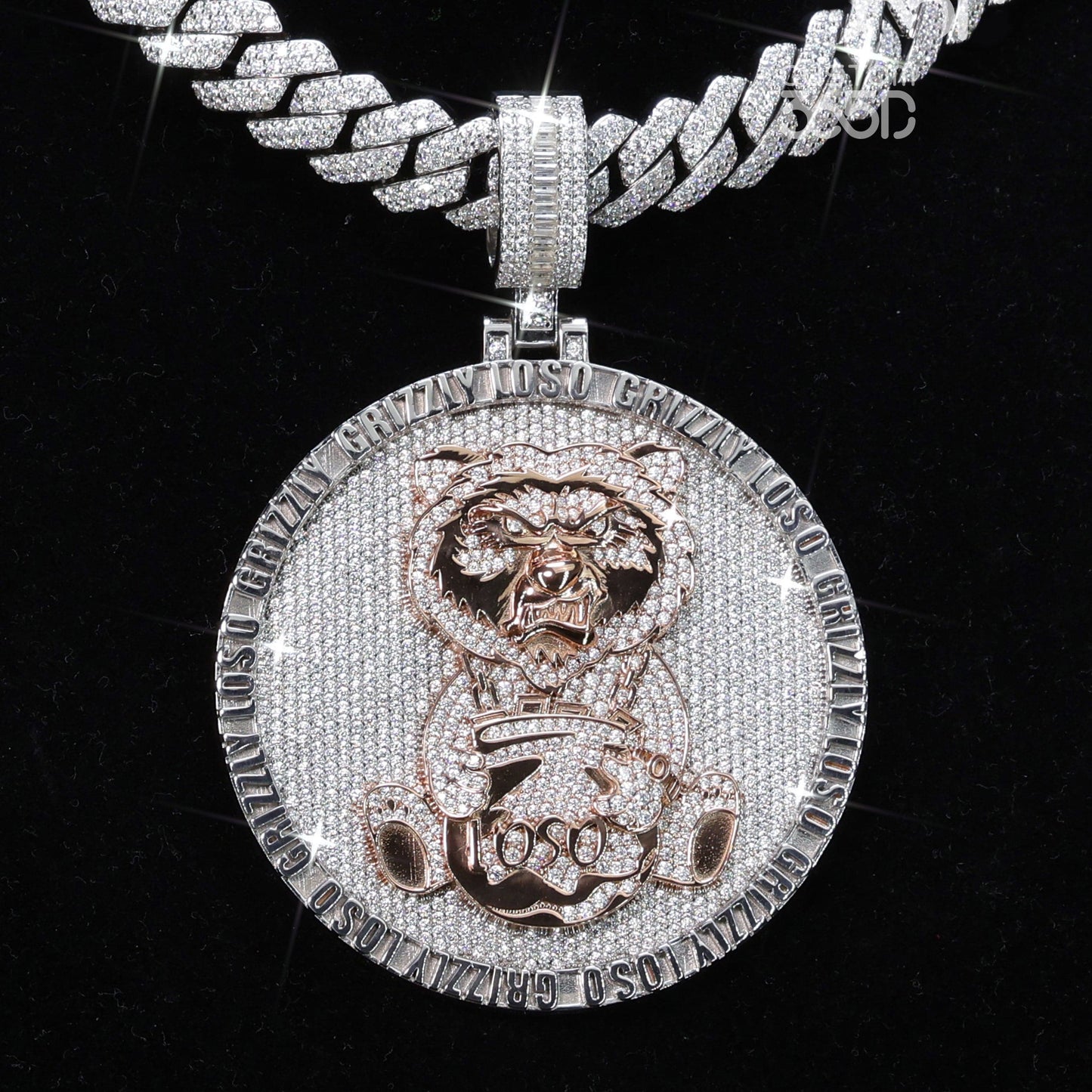 CUSTOM LAYERED 3D CIRCLE PENDANT