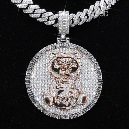 CUSTOM LAYERED 3D CIRCLE PENDANT