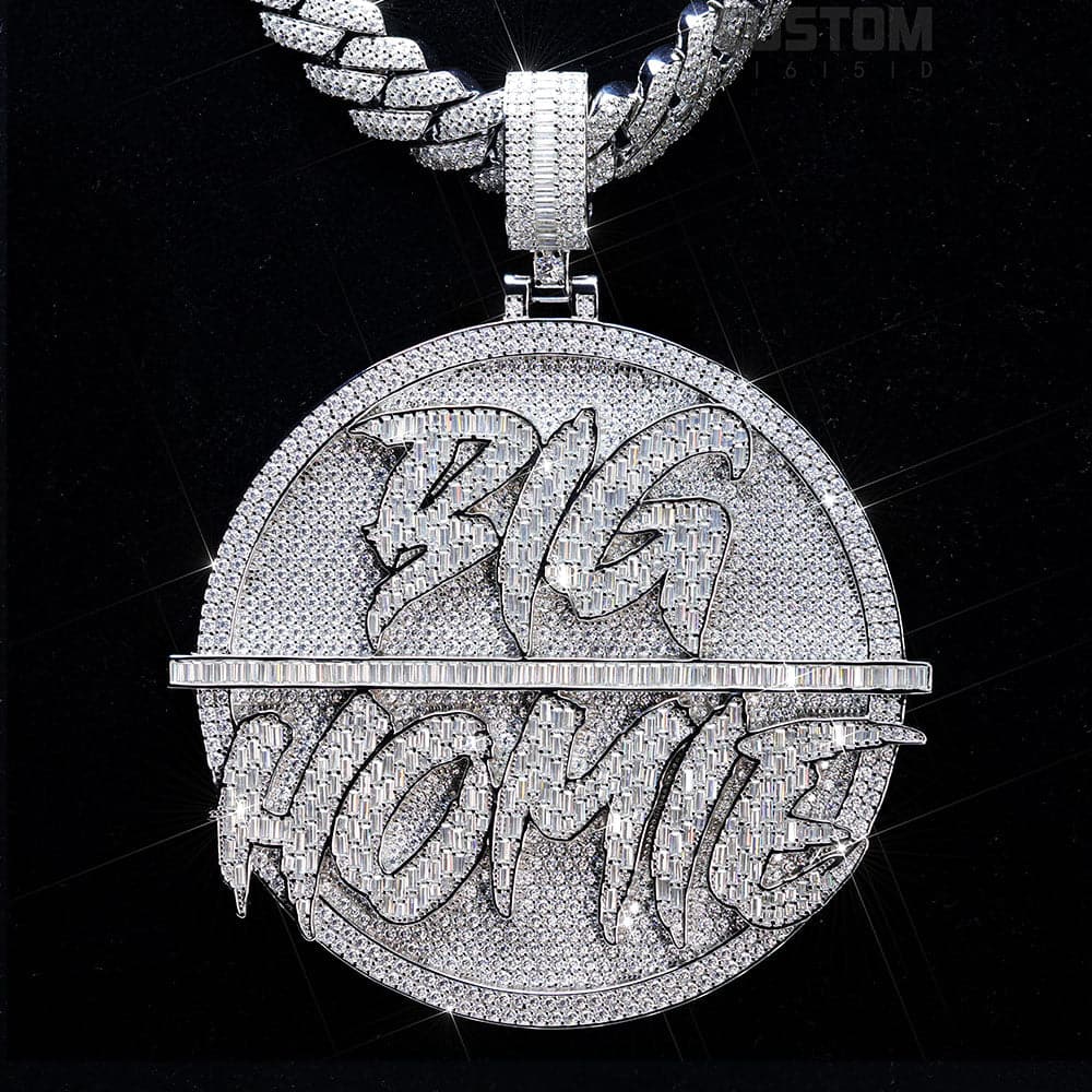 CUSTOM MANY LETTERS CIRCLE PENDANT